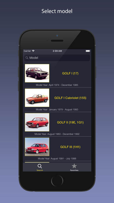 Emulate iPhone app AutoParts for VW using MyAndroid Emulate iPhone app AutoParts for VW using MyAndroid