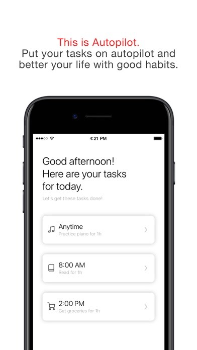 Emulate iPhone app Autopilot: The Routine Manager using MyAndroid Emulate iPhone app Autopilot: The Routine Manager using MyAndroid