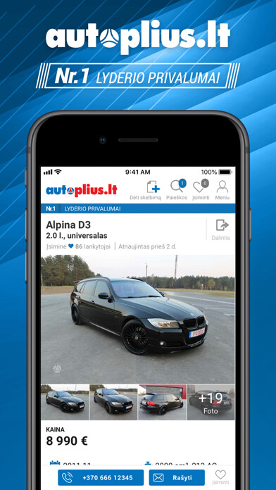 Emulate iPhone app Autoplius.lt using MyAndroid Emulate iPhone app Autoplius.lt using MyAndroid