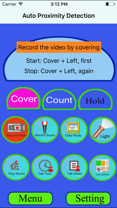 Emulate iPhone app Auto Proximity Detection Pro using MyAndroid