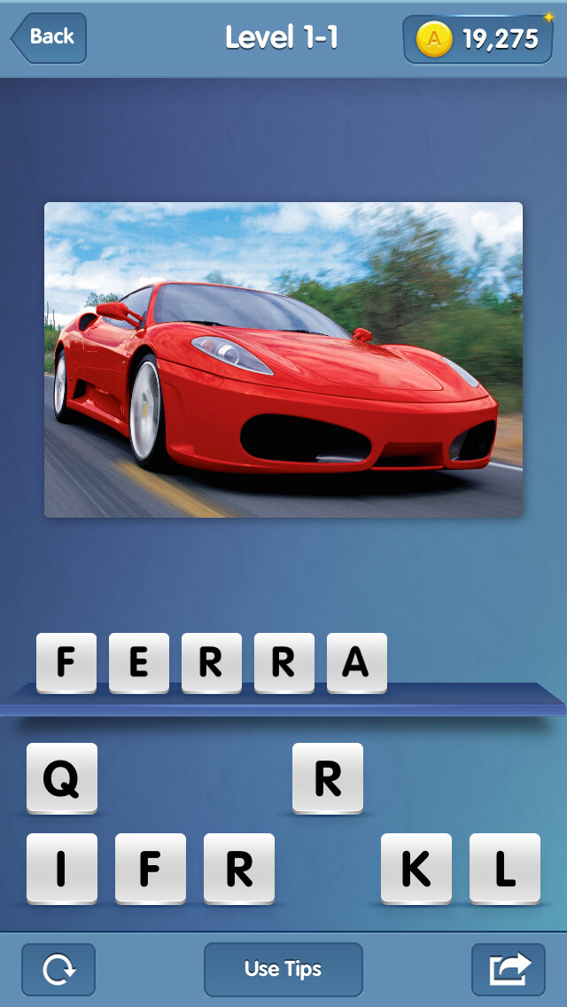 Emulate iPhone app Auto Quest - fun puzzle game. Guess car brand by photo using MyAndroid Emulate iPhone app Auto Quest - fun puzzle game. Guess car brand by photo using MyAndroid