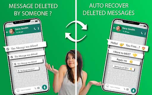 Run android online APK Auto Recover Deleted Messages & Status Saver from MyAndroid or emulate Auto Recover Deleted Messages & Status Saver using MyAndroid