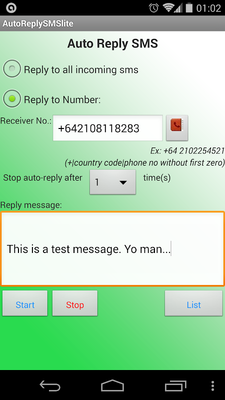 Emulate Android APK Auto Reply SMS Lite Emulate Android APK Auto Reply SMS Lite