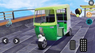 Emulate iPhone app Auto Rikshaw Mega Ramp Stunt using MyAndroid