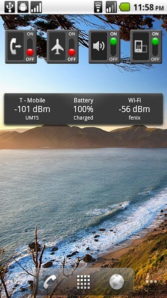 Emulate Android APK Auto Rotate Widget
