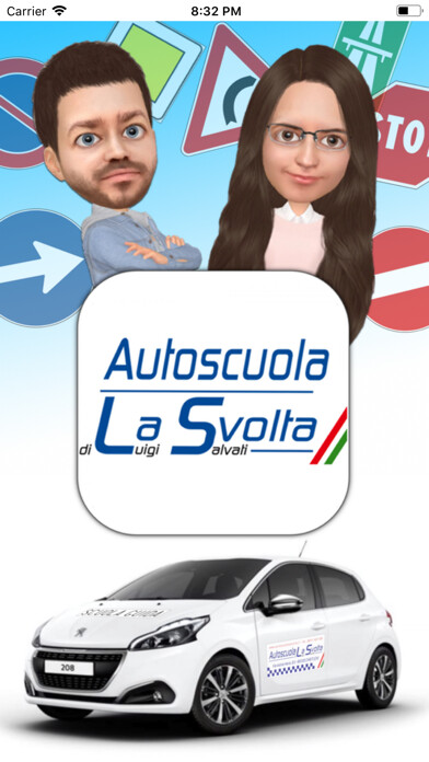 Emulate iPhone app Autoscuola La Svolta using MyAndroid