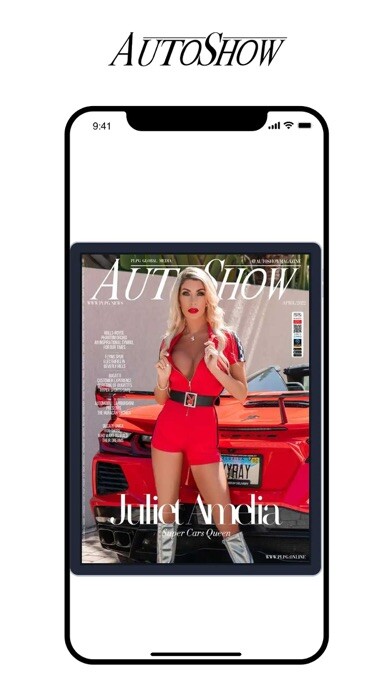 Emulate iPhone app Autoshow Magazine using MyAndroid