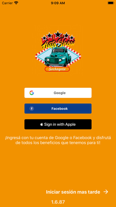 Emulate iPhone app Auto Show Sochagota using MyAndroid