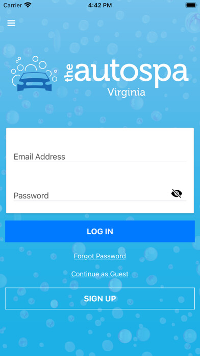 Emulate iPhone app AutoSpa Group Virginia using MyAndroid Emulate iPhone app AutoSpa Group Virginia using MyAndroid