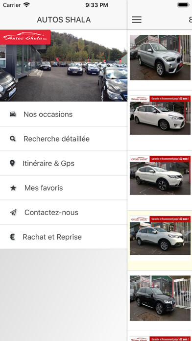 Emulate iPhone app Autos Shala - achat vente auto using MyAndroid Emulate iPhone app Autos Shala - achat vente auto using MyAndroid