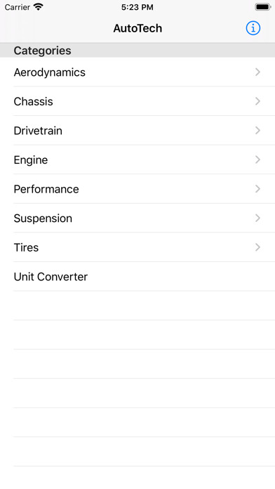 Emulate iPhone app AutoTech using MyAndroid