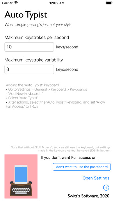 Emulate iPhone app Auto Typist (Custom keyboard) using MyAndroid Emulate iPhone app Auto Typist (Custom keyboard) using MyAndroid
