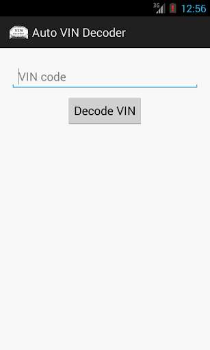 Emulate Android APK Auto VIN Decoder Emulate Android APK Auto VIN Decoder