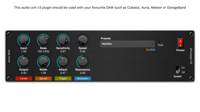 Emulate iPhone app Auto Wah AUv3 Plugin using MyAndroid