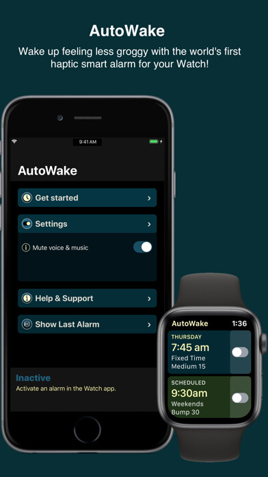 Emulate iPhone app AutoWake. Smart Sleep Alarm using MyAndroid Emulate iPhone app AutoWake. Smart Sleep Alarm using MyAndroid