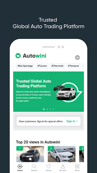Run android online APK Autowini from MyAndroid or emulate Autowini using MyAndroid