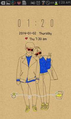 Emulate Android APK Autumn Couple go locker theme Emulate Android APK Autumn Couple go locker theme
