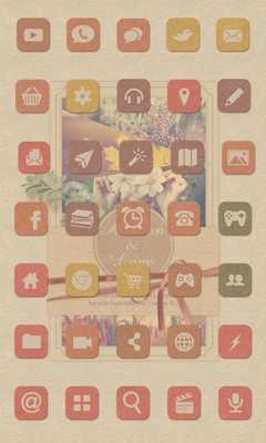 Emulate Android APK Autumn love icon Theme Emulate Android APK Autumn love icon Theme