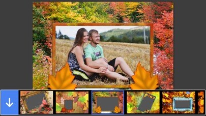 Emulate iPhone app Autumn Photo Frame - Great and Fantastic Frames for your photo using MyAndroid