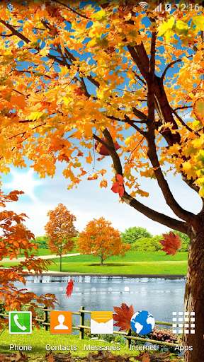 Run android online APK Autumn Pond Live Wallpaper from MyAndroid or emulate Autumn Pond Live Wallpaper using MyAndroid