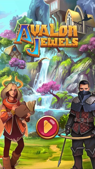 Emulate iPhone app Avalon Jewels Match-3 using MyAndroid Emulate iPhone app Avalon Jewels Match-3 using MyAndroid