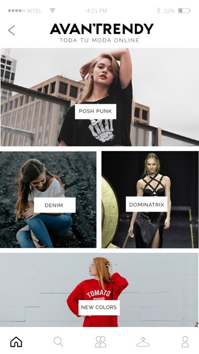 Emulate iPhone app Avantrendy Toda tu moda online using MyAndroid Emulate iPhone app Avantrendy Toda tu moda online using MyAndroid