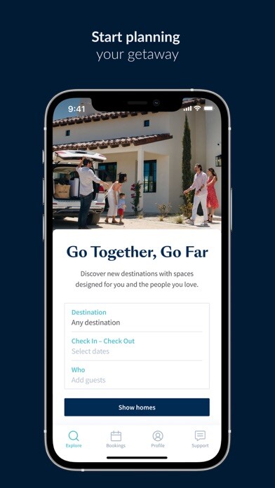 Emulate iPhone app AvantStay Vacation Rentals using MyAndroid