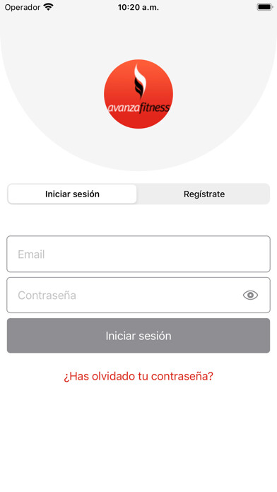 Emulate iPhone app Avanzafitness using MyAndroid