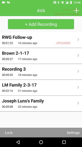 Run android online APK AVA Recorder from MyAndroid or emulate AVA Recorder using MyAndroid