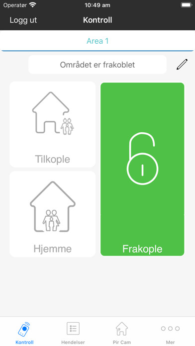 Emulate iPhone app Avarn Security Alarm using MyAndroid