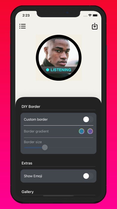 Emulate iPhone app Avatar Borders For Clubhouse using MyAndroid Emulate iPhone app Avatar Borders For Clubhouse using MyAndroid