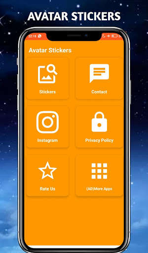 Run android online APK Avatar Stickers WAStickerApps from MyAndroid or emulate Avatar Stickers WAStickerApps using MyAndroid