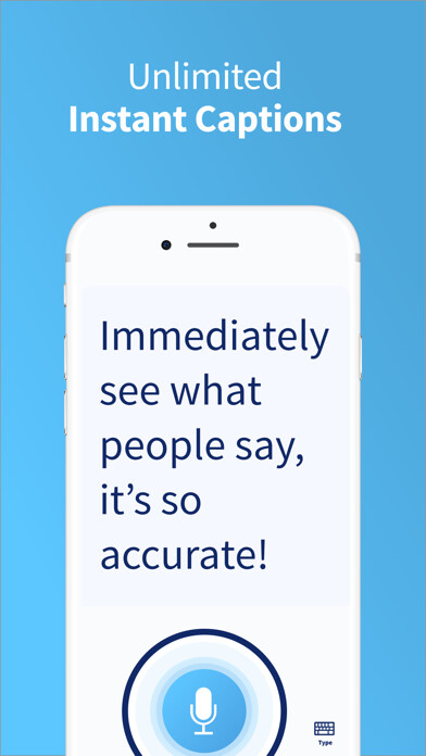 Emulate iPhone app Ava: Transcribe Voice to Text using MyAndroid