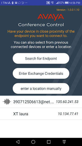 Run android online APK Avaya Collaboration Control from MyAndroid or emulate Avaya Collaboration Control using MyAndroid