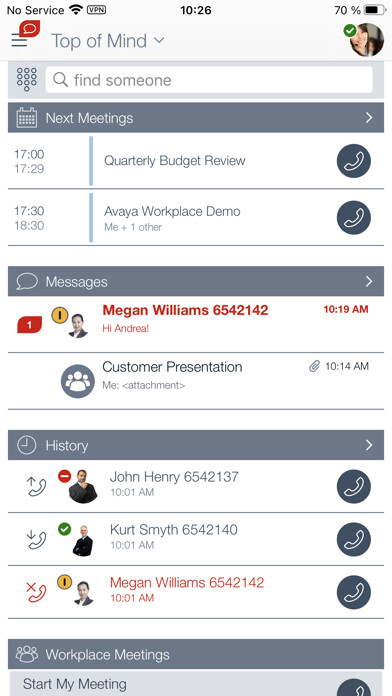 Run android online APK Avaya Workplace from MyAndroid or emulate Avaya Workplace using MyAndroid
