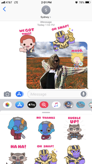 Emulate iPhone app Avengers: Endgame Stickers using MyAndroid Emulate iPhone app Avengers: Endgame Stickers using MyAndroid