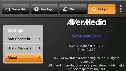 Emulate Android APK AverTV Mobile II Emulate Android APK AverTV Mobile II