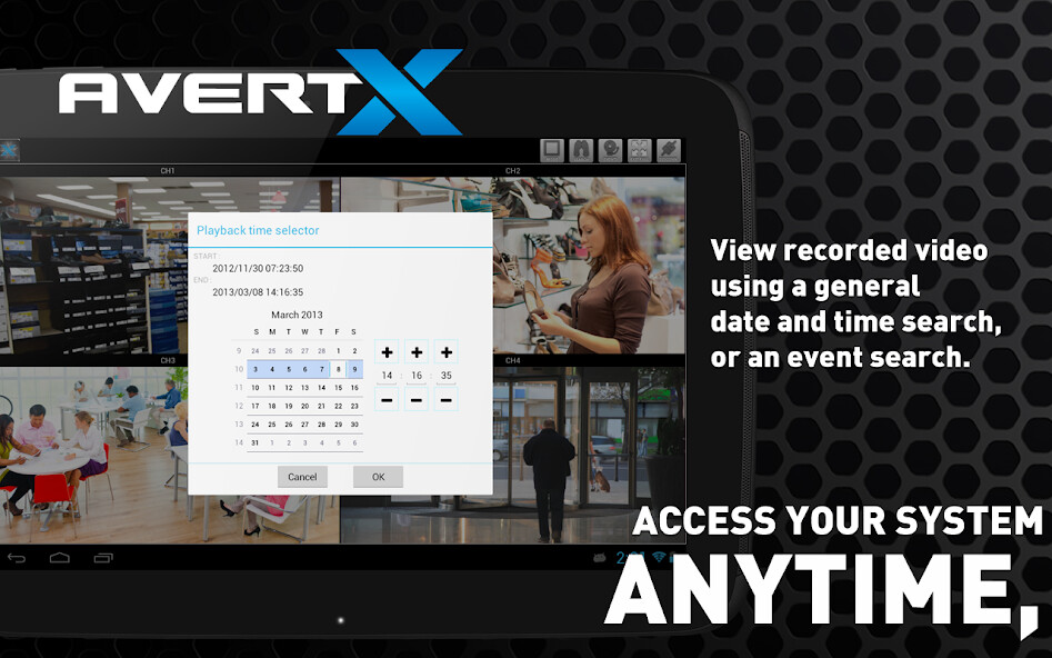 Emulate Android APK AvertX GO! HD