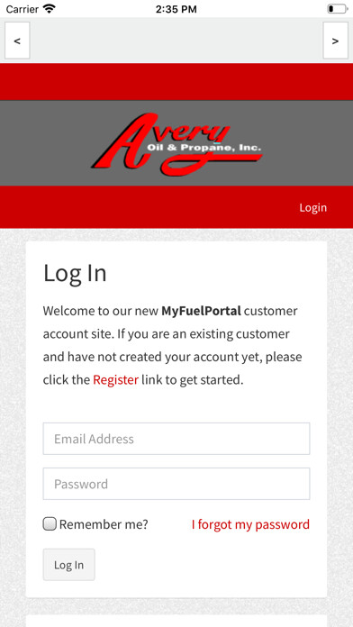 Emulate iPhone app Avery Oil & Propane using MyAndroid Emulate iPhone app Avery Oil & Propane using MyAndroid