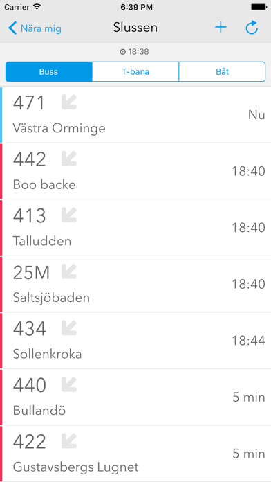 Emulate iPhone app Avgång using MyAndroid Emulate iPhone app Avgång using MyAndroid