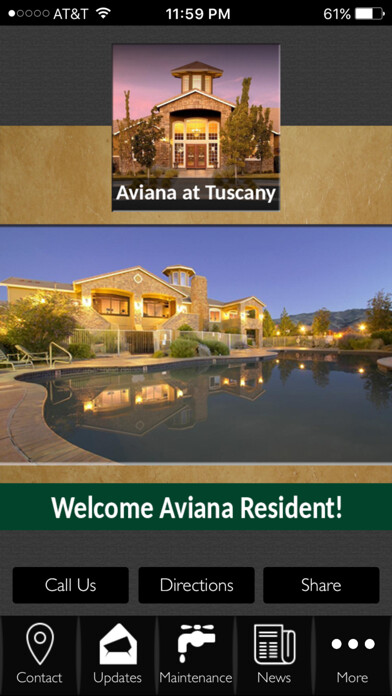 Emulate iPhone app Aviana at Tuscany using MyAndroid