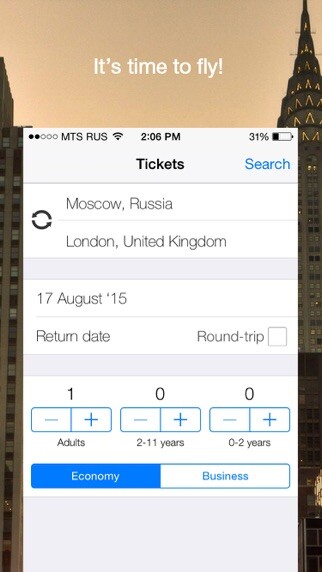 Emulate iPhone app Aviasakha - Cheap Flights using MyAndroid Emulate iPhone app Aviasakha - Cheap Flights using MyAndroid