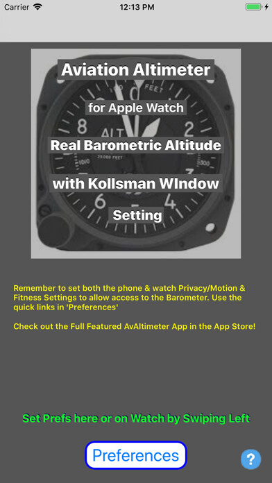 Emulate iPhone app Aviation Altimeter for Watch using MyAndroid Emulate iPhone app Aviation Altimeter for Watch using MyAndroid