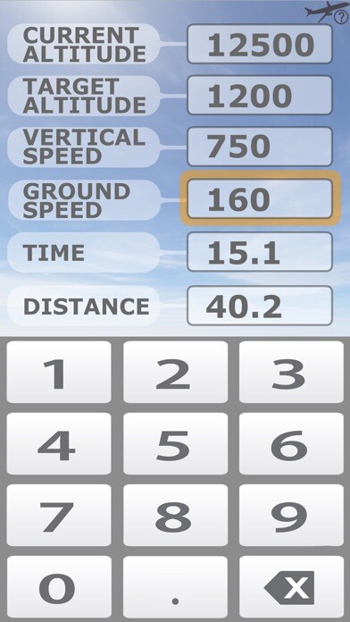 Emulate iPhone app Aviation Descent Calculator using MyAndroid Emulate iPhone app Aviation Descent Calculator using MyAndroid