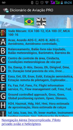 Run android online APK Aviation Dictionary - Free from MyAndroid or emulate Aviation Dictionary - Free using MyAndroid
