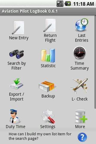 Run android online APK Aviation Pilot LogBook from MyAndroid or emulate Aviation Pilot LogBook using MyAndroid