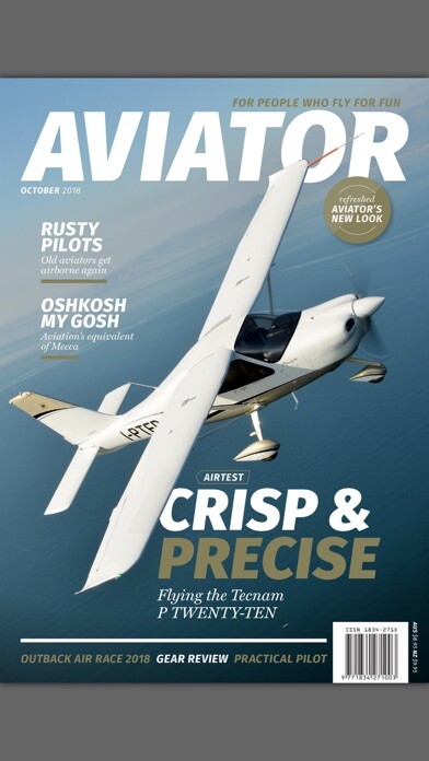 Emulate iPhone app Aviator Magazine using MyAndroid
