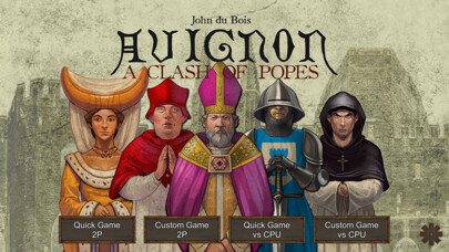 Emulate iPhone app Avignon: A Clash of Popes using MyAndroid