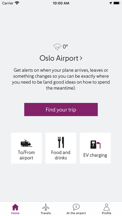 Emulate iPhone app Avinor: Flights and airport using MyAndroid
