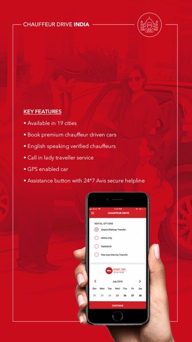 Emulate iPhone app Avis India using MyAndroid